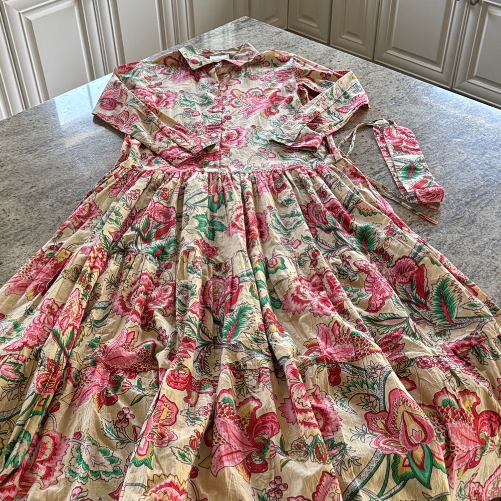 Guadalupe Tiered Floral Dress NWT
